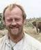 Ken Hames with Elephant in background
