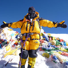 UWE helped Mollie realise her dream of climbing Mount Everest, making her one of the youngest British women to reach the summit.