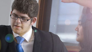 Law students involved in a mock trial at UWE Bristol Law students involved in a mock trial at UWE Bristol