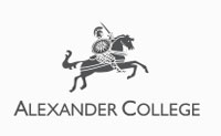 Alexander College logo Alexander College logo