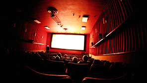 stylised rear view shot of one of the cinema screen rooms stylised rear view shot of one of the cinema screen rooms