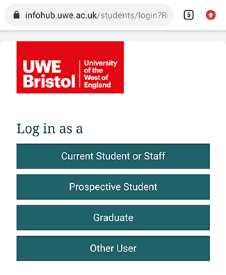uwe infohub toolkit career app activation link text