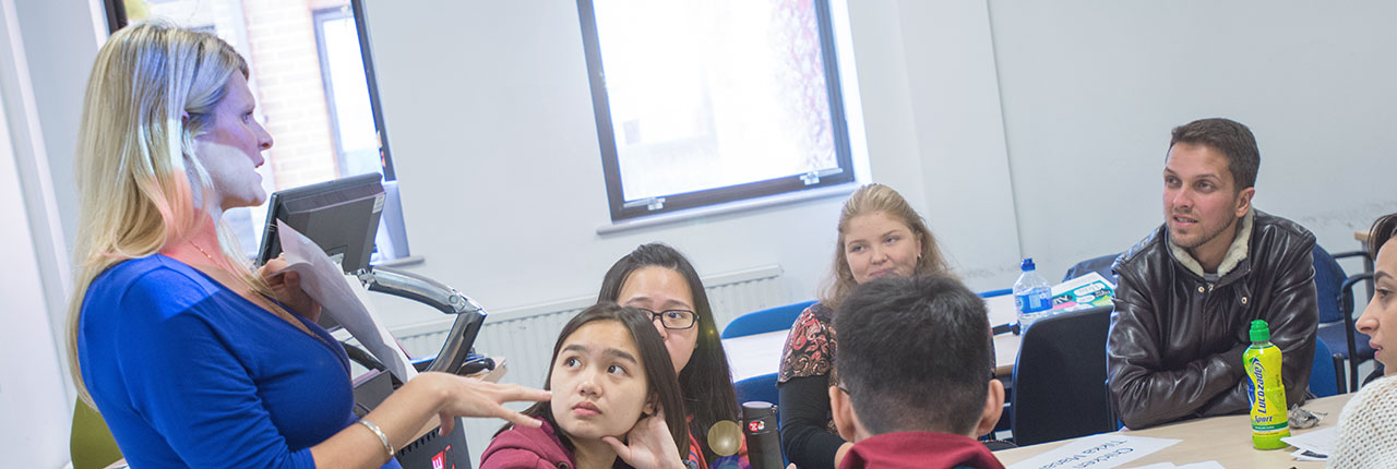 Group of students in a seminar