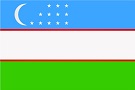 Uzbekistan flag Uzbekistan flag