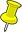 Yellow pin